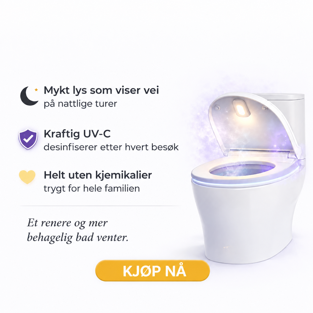 Stillera - Selvrensende UV-toalettdesinfiserer og nattlys