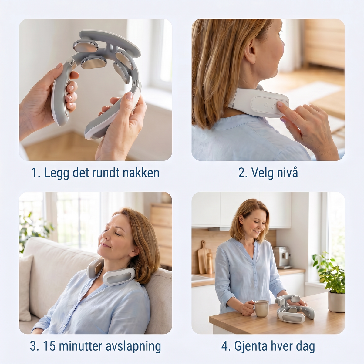 Stillera EMS™ – Nakkemassasje