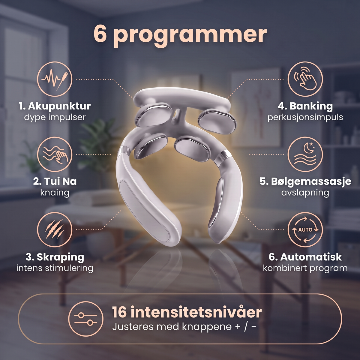 Stillera EMS™ – Nakkemassasje