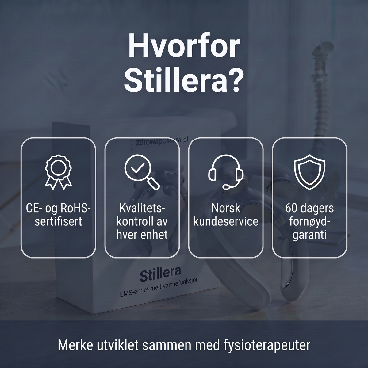 Stillera EMS™ – Nakkemassasje